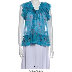 Zadig & Voltaire sleeveless top size Large